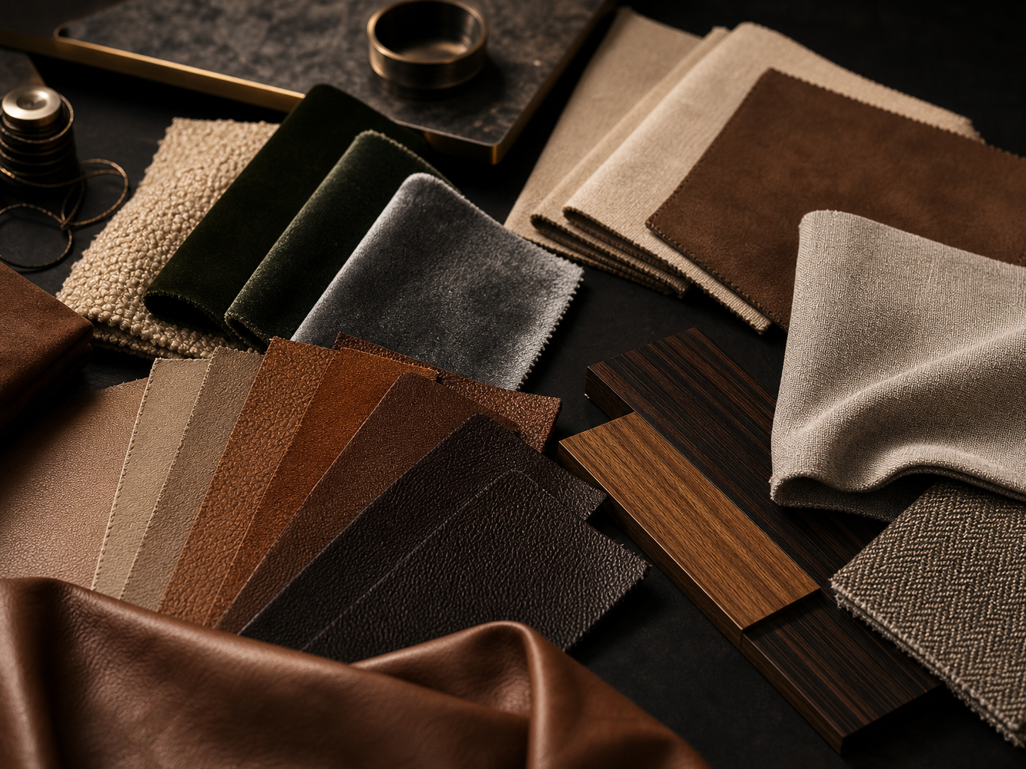 Material Atelier furniture restoration scene